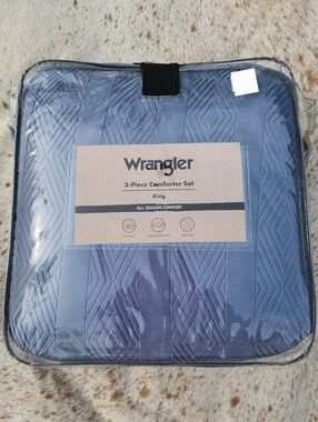 Wrangler Gray 3-Piece Comforter Set